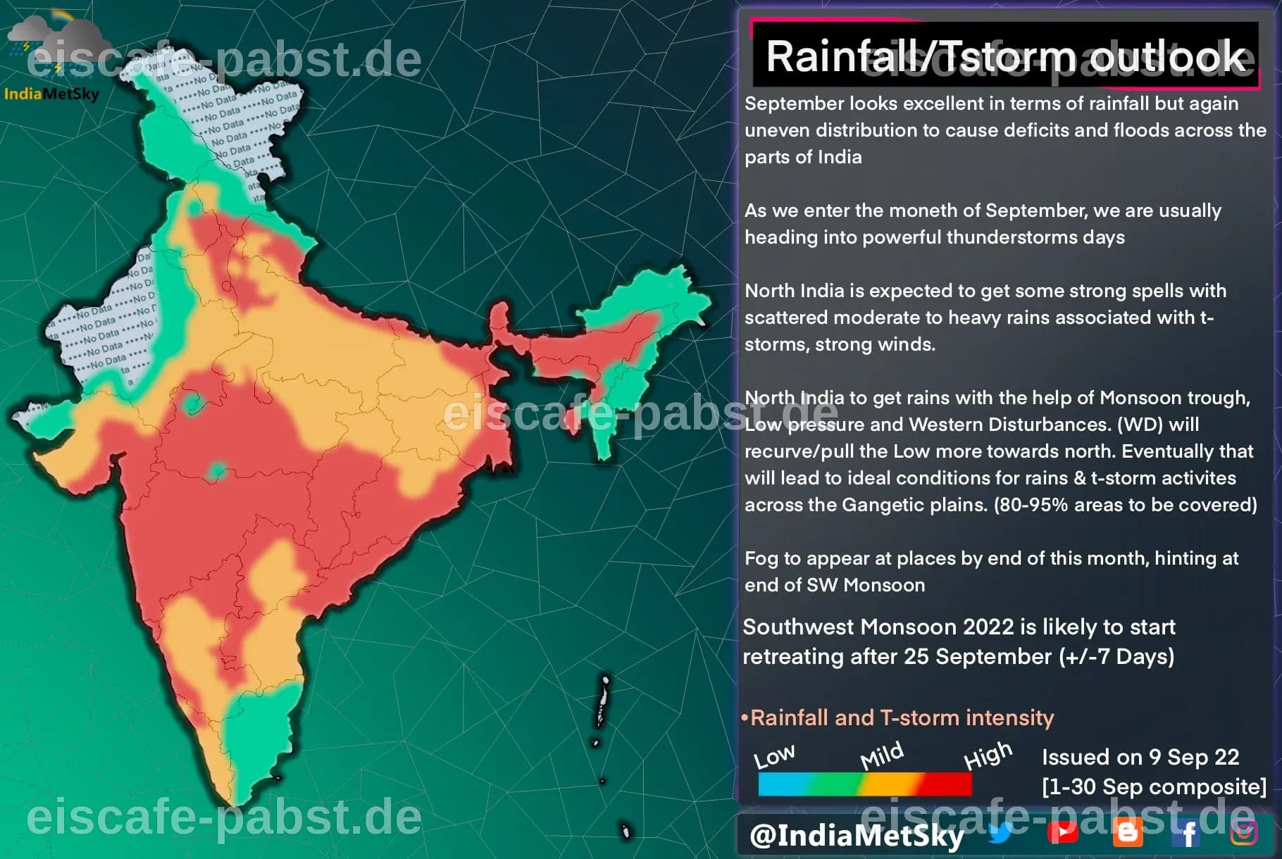 Indien: Monsun nach zweiwöchiger Pause wieder in Bewegung und erreicht zentrale Regionen