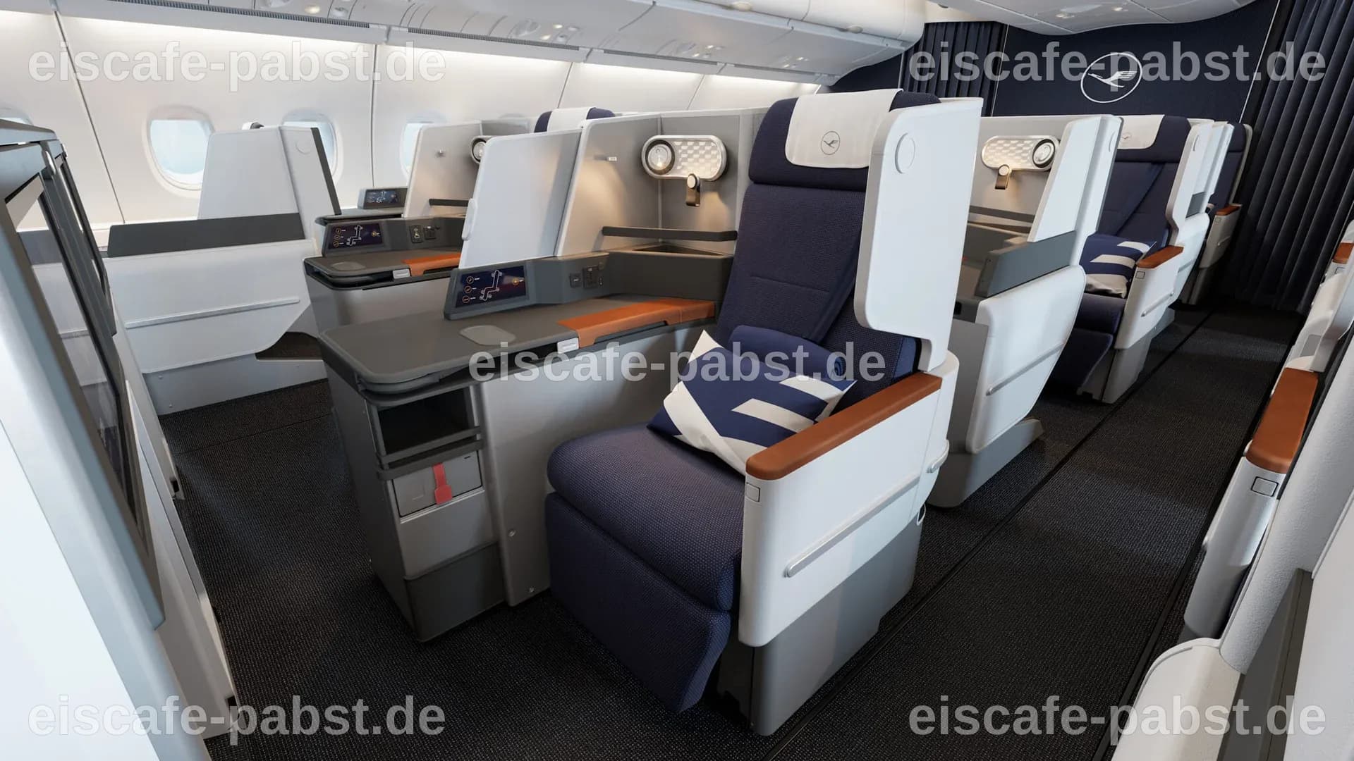 Lufthansa versteigert gebrauchte Business-Class-Sitze aus drittem Airbus A380 auf eBay