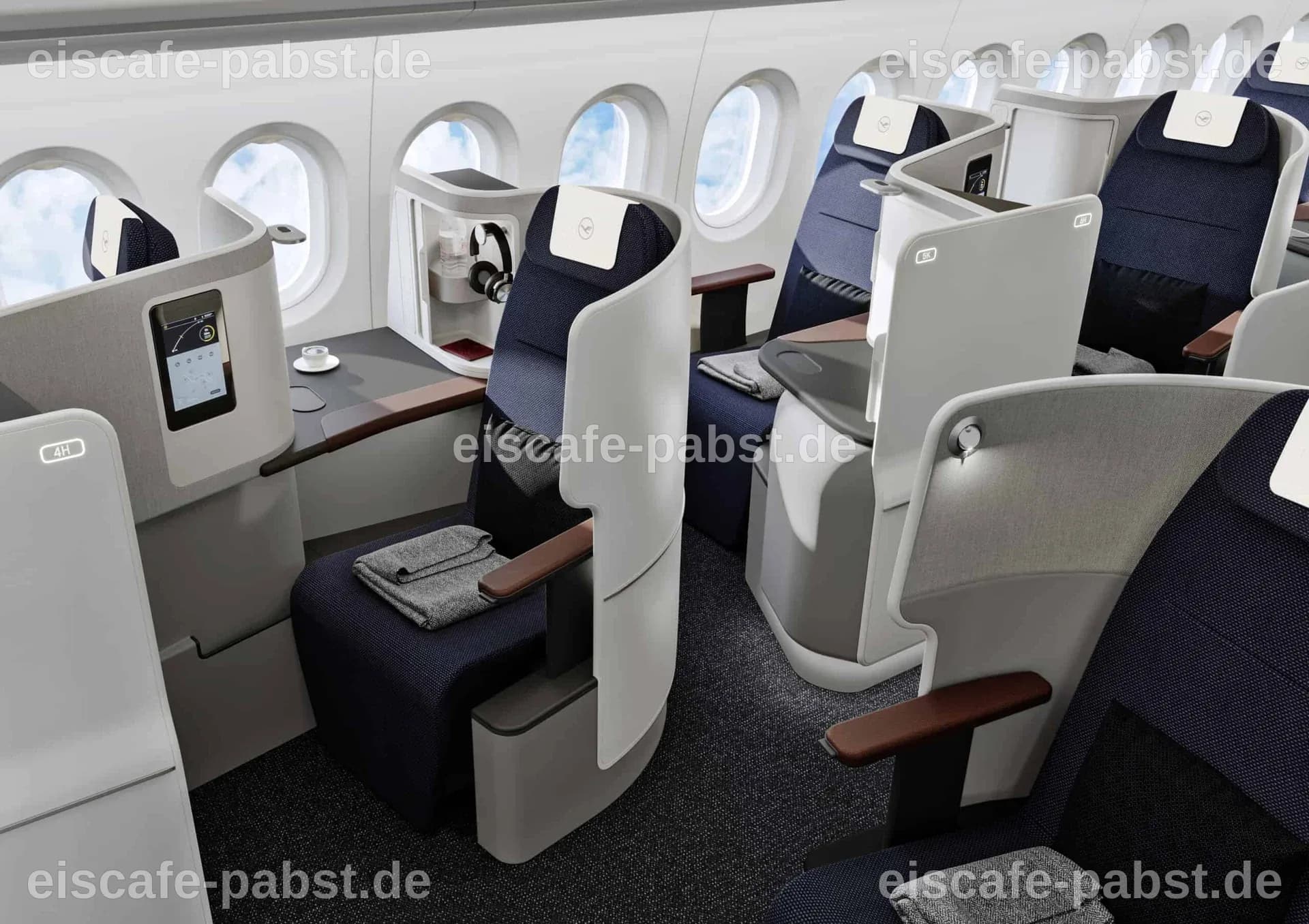 Lufthansa Group erhebt Aufpreis für Plätze in der ersten Reihe der Business Class