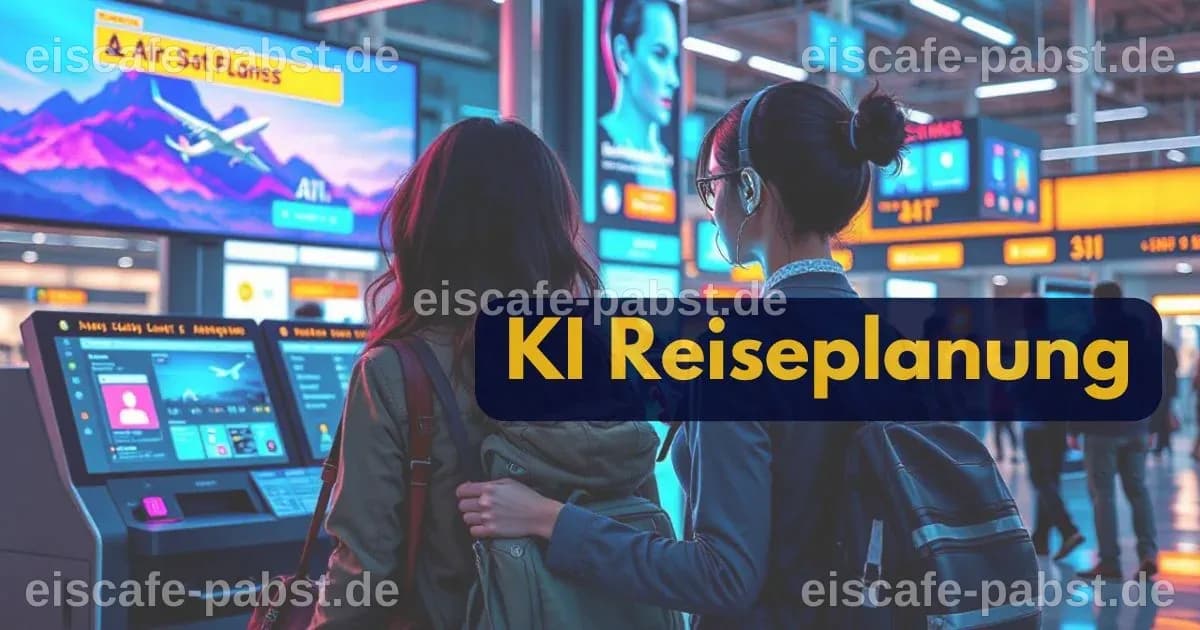 Bild von einer Person, die mit einem Laptop ihre Reise plant