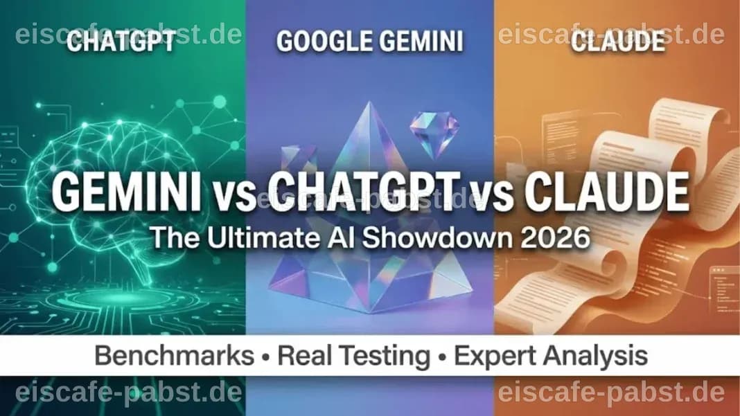 Tabelle mit Spezifikationen von ChatGPT und Gemini