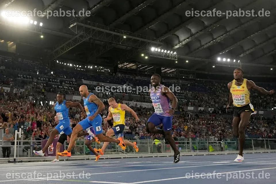 Ansah holt historische 100-m-Medaille für Deutschland - Drama um Jacobs - Eurosport