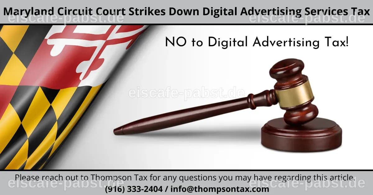 Maryland tax court voids digital ad tax, orders refunds to Apple, Google and Peacock TV